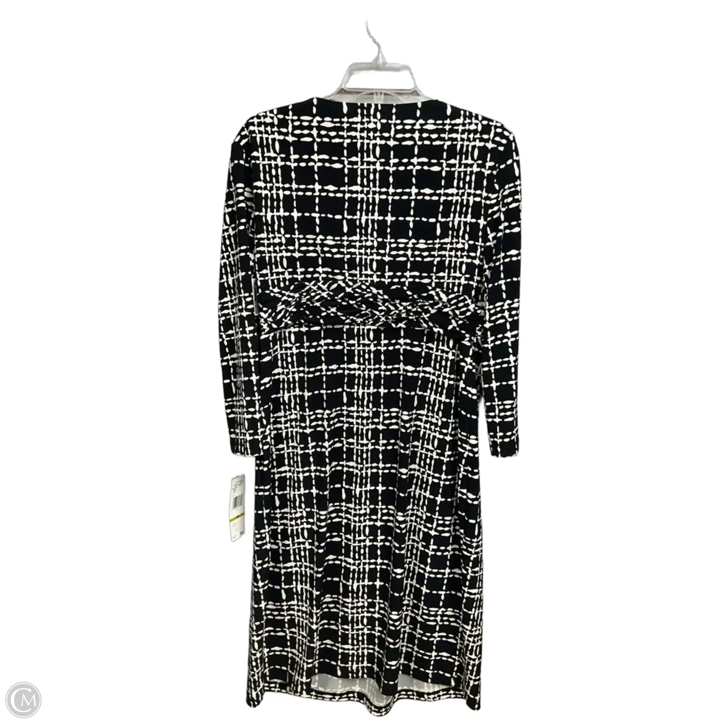 Dress Casual Short By Jones Wear In Black & Cream, Size: Xl