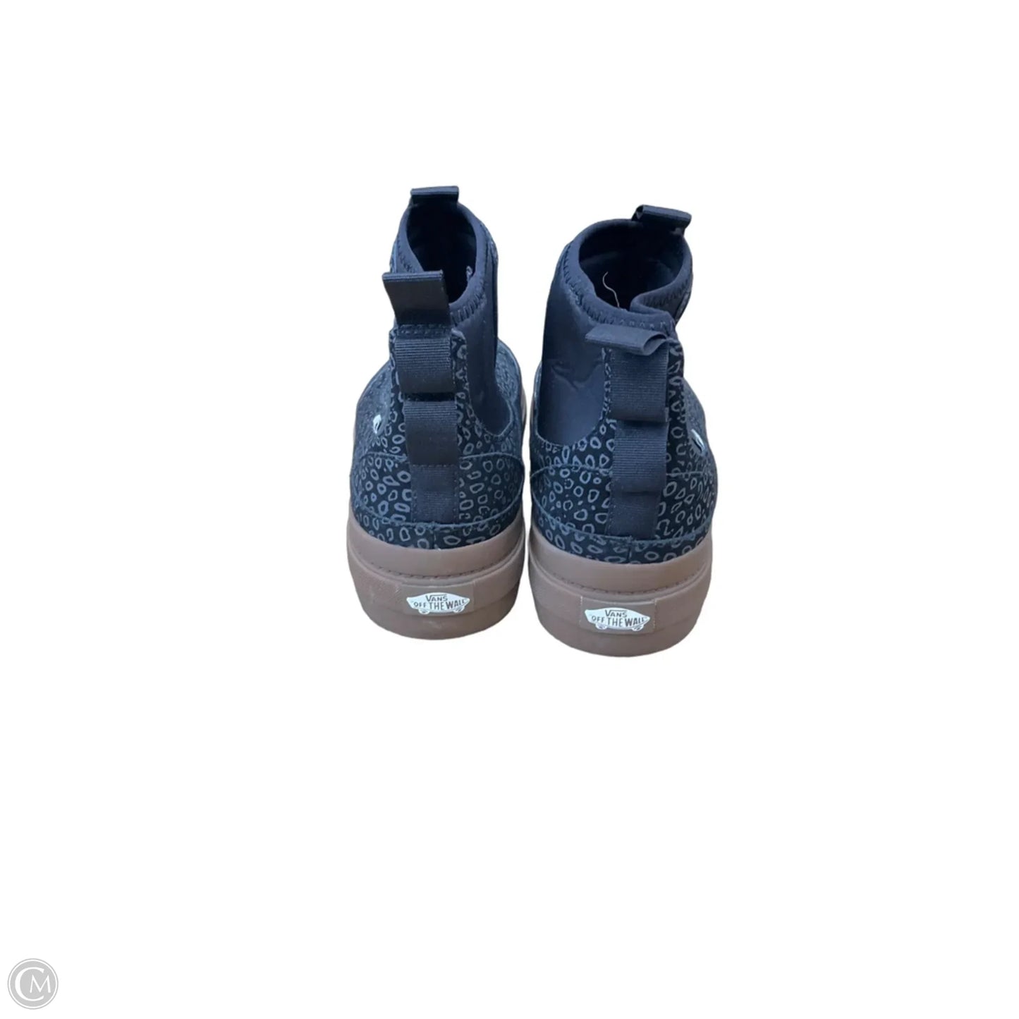 Boots Rain By Vans In Black & Grey, Size: 9