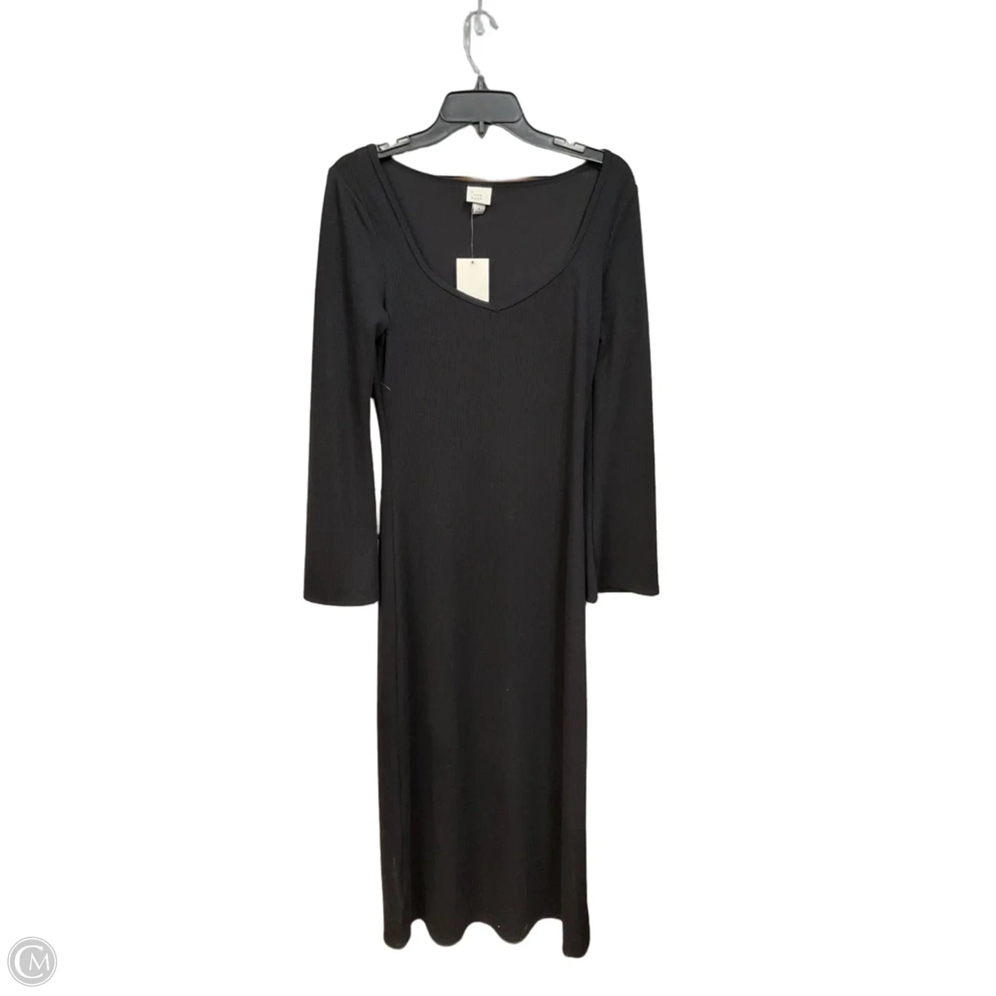 Dress Casual Maxi By A New Day In Black, Size: S