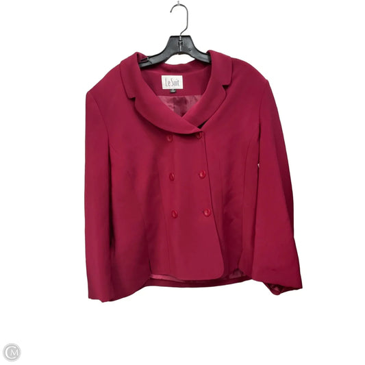Blazer By Le Suit In Animal Print, Size: Xxl