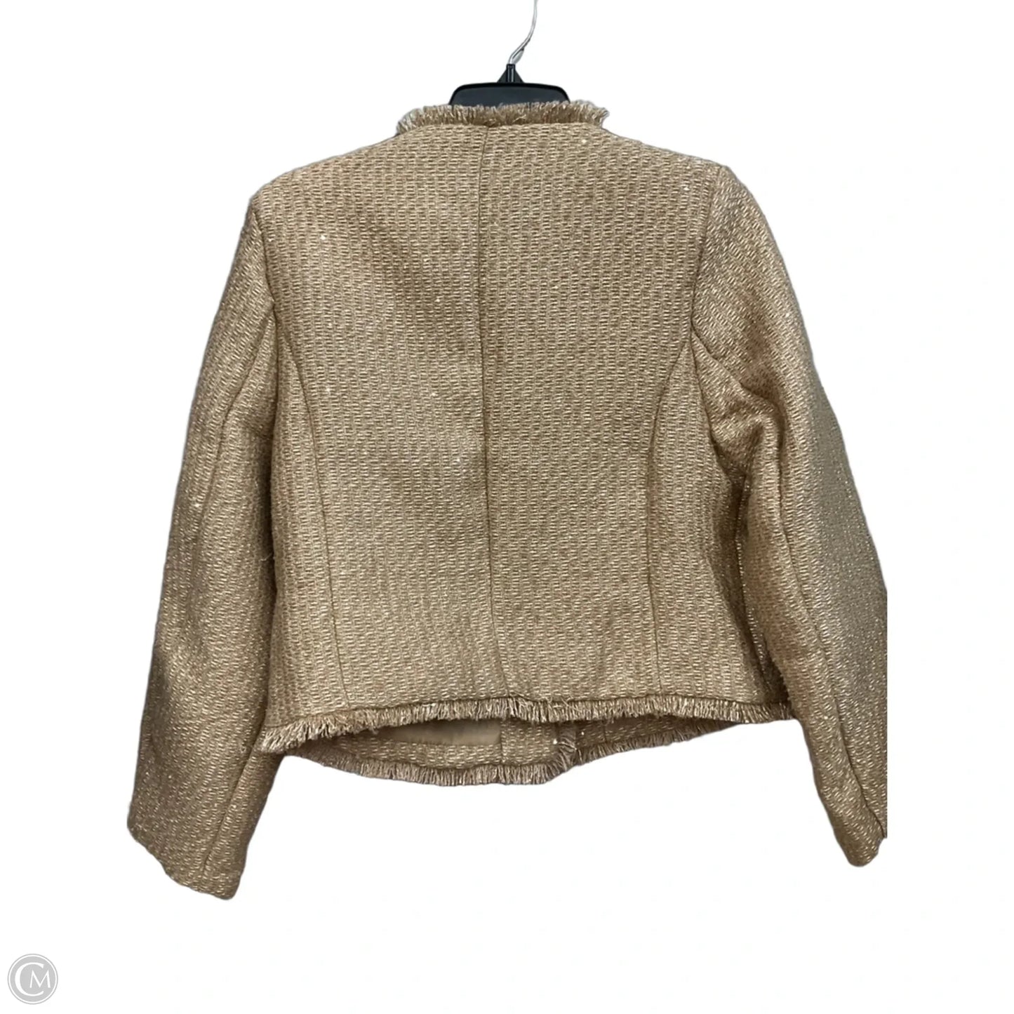 Blazer By Sunday Up In Gold & Tan, Size: L