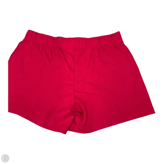 Athletic Shorts By Danskin In Red, Size: M