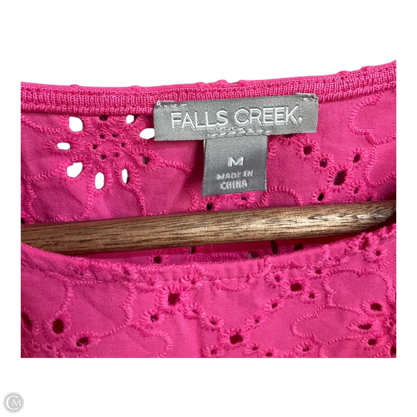 Top Sleeveless By Falls Creek In Pink, Size: M