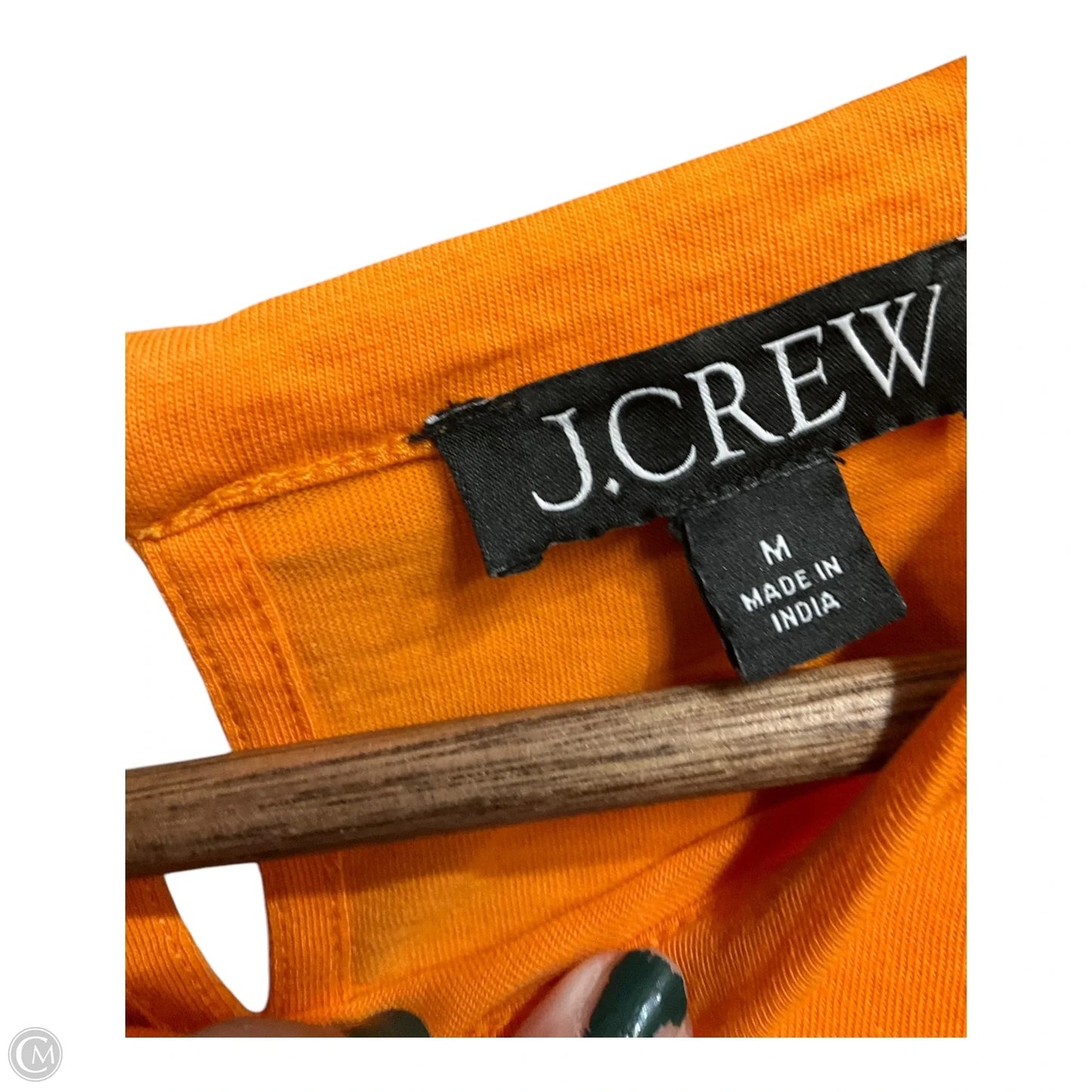 Top Short Sleeve By J. Crew In Orange, Size: M