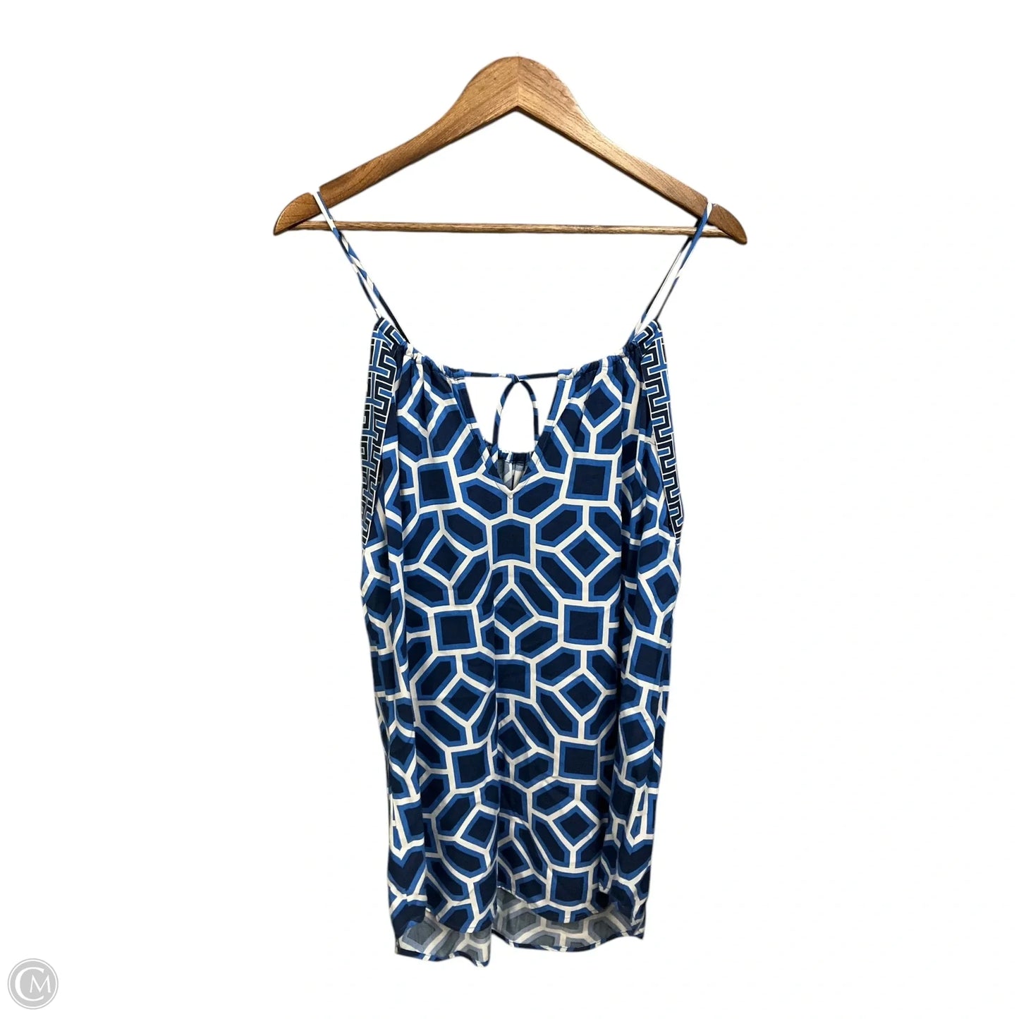 Top Sleeveless By Southern Tide In Geometric Pattern, Size: M
