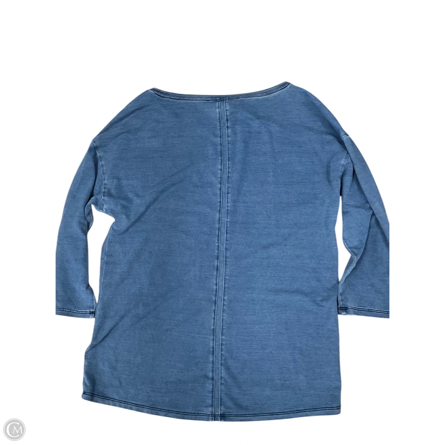 Top 3/4 Sleeve By White House Black Market In Blue, Size: Xxs