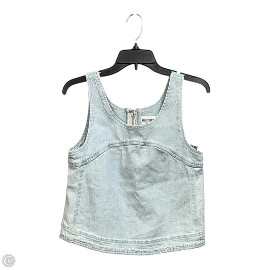 Top Sleeveless By Velvet Heart In Blue Denim, Size: M