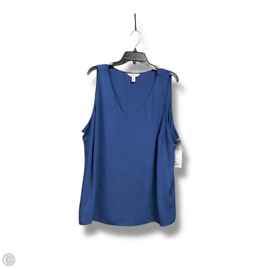 Top Sleeveless By Nine West In Blue, Size: 2x
