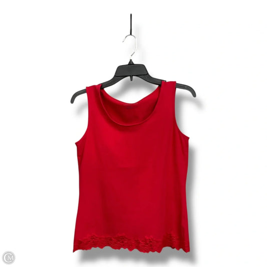 Tank Top By Coldwater Creek In Red, Size: Xs