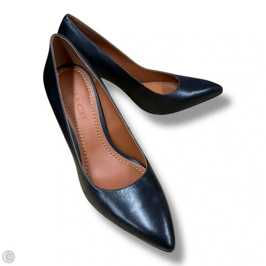 Shoes Designer By Coach In Black, Size: 8.5