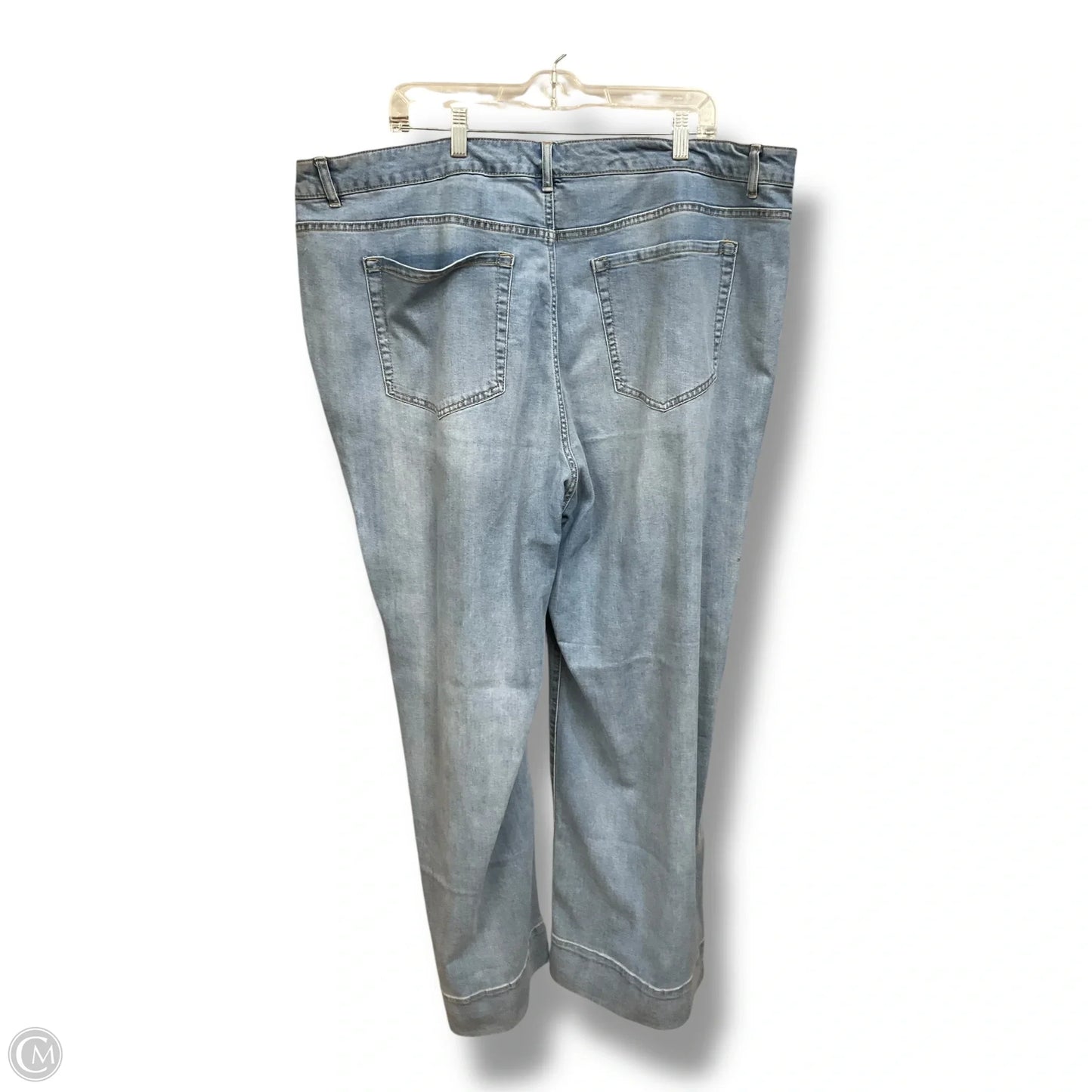 Jeans Wide Leg By Lane Bryant In Blue Denim, Size: 22