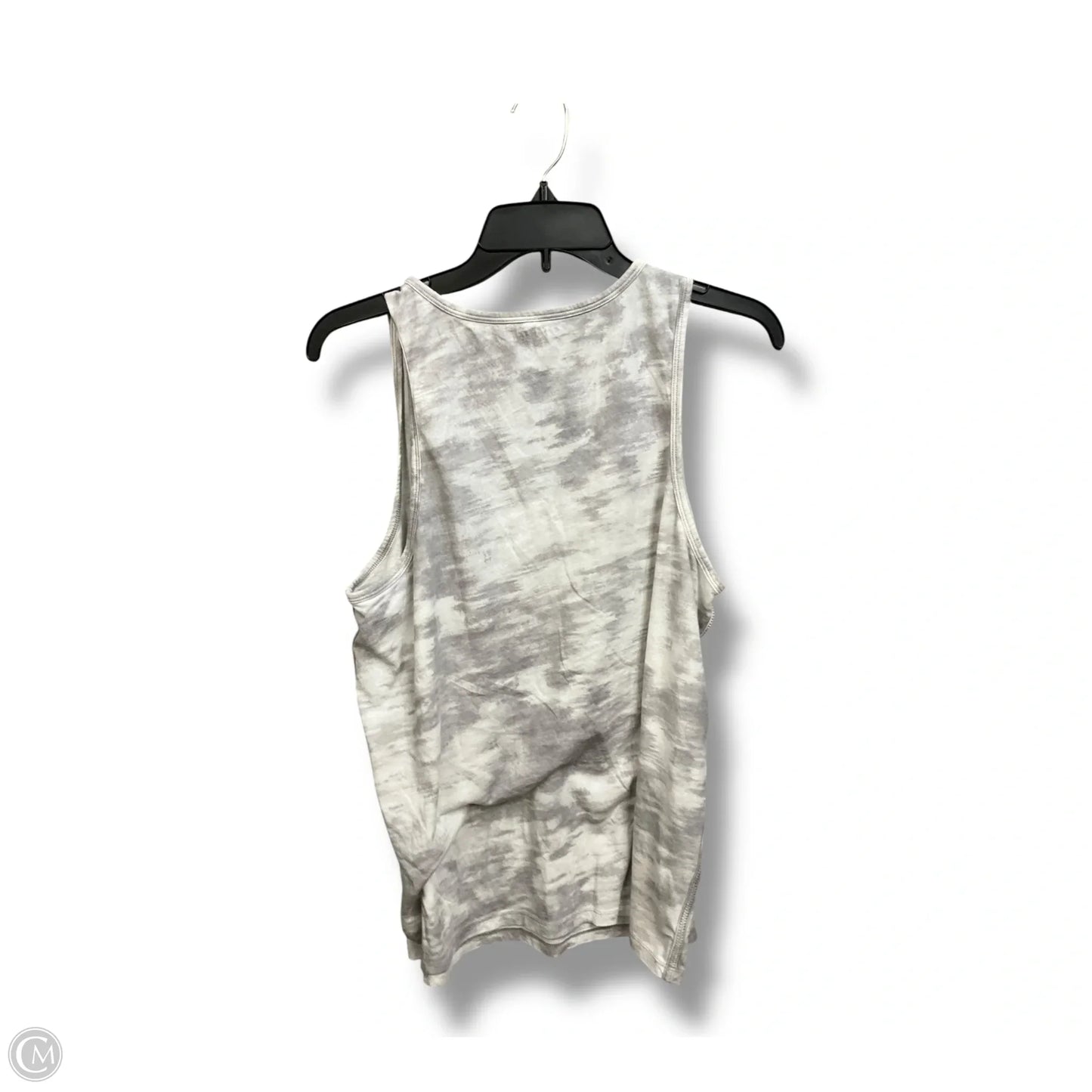 Athletic Tank Top By Athleta In Grey & White, Size: Xl