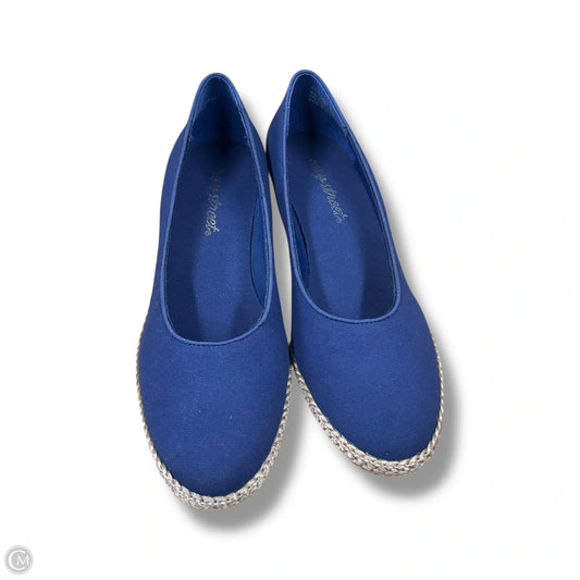 Shoes Heels Wedge By Clothes Mentor In Navy, Size: 7