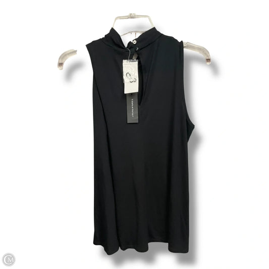 Top Sleeveless By Cable And Gauge In Black, Size: M