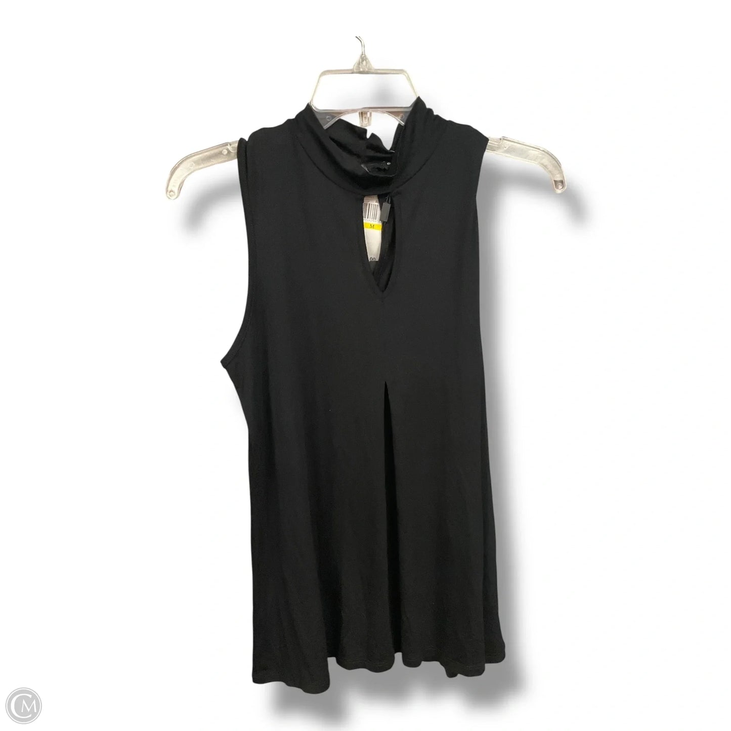 Top Sleeveless By Cable And Gauge In Black, Size: M