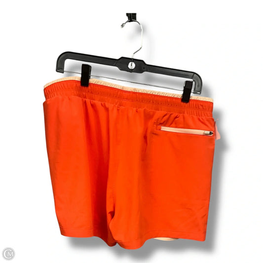 Athletic Shorts By Clothes Mentor In Orange, Size: Xl
