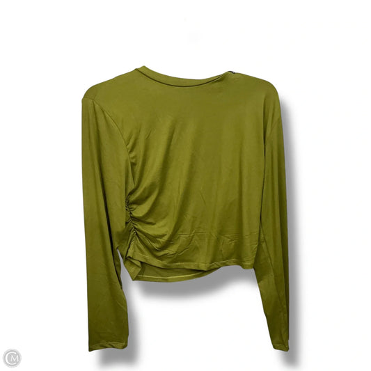 Top Long Sleeve By Clothes Mentor In Green, Size: 1x