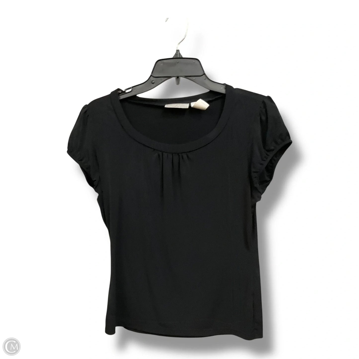 Top Short Sleeve By Worthington In Black, Size: M