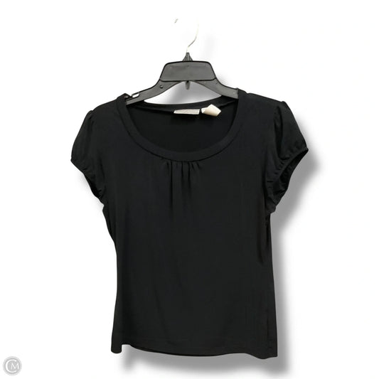 Top Short Sleeve By Worthington In Black, Size: M