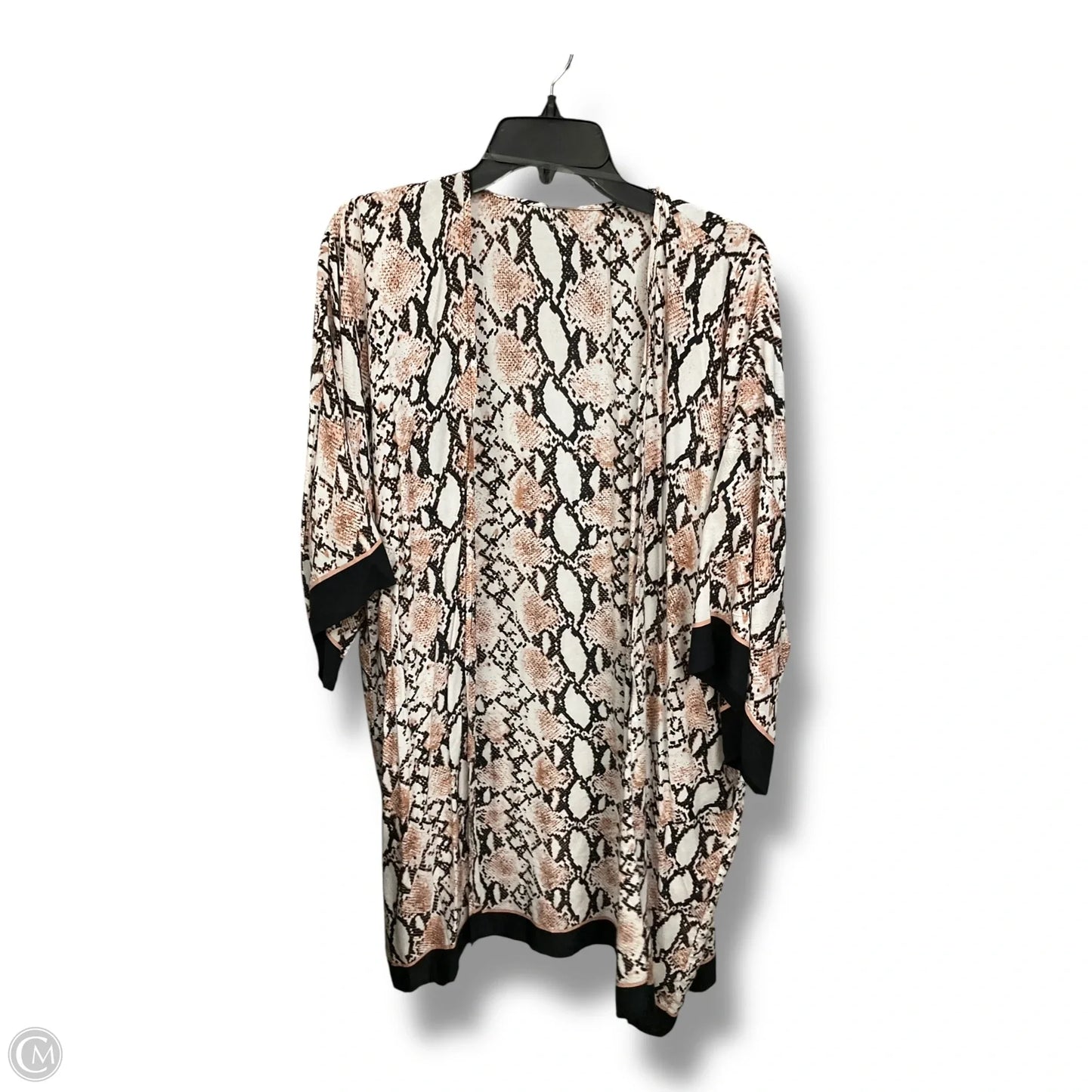 Kimono By Time And Tru In Snakeskin Print, Size: L