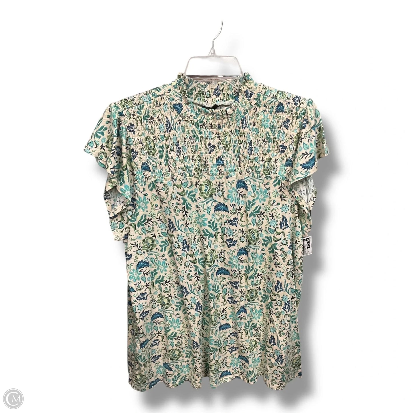 Tunic Sleeveless By Torrid In Tropical Print, Size: 1x