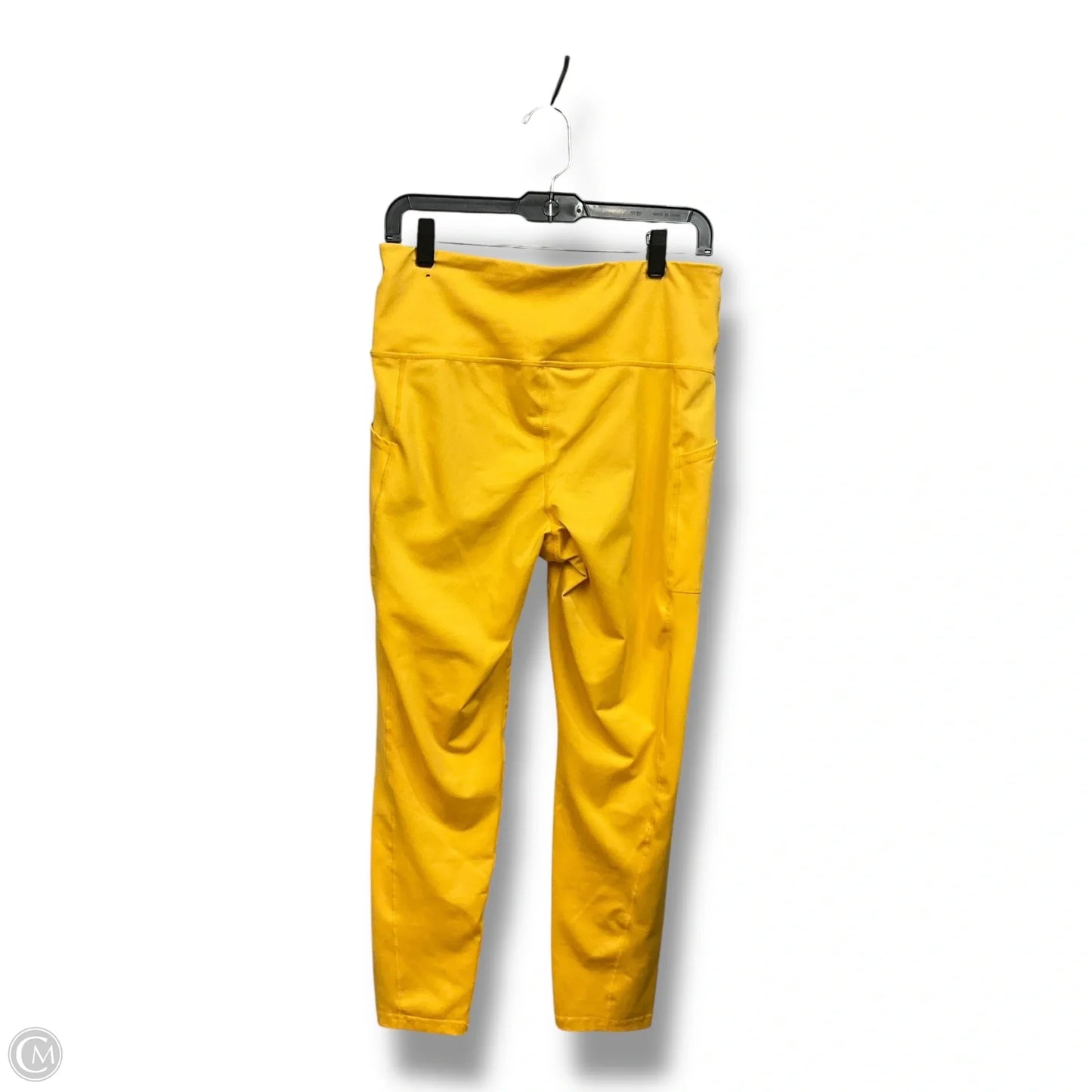 Athletic Leggings By Ideology In Yellow, Size: L