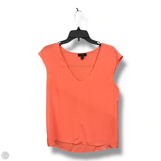 Top Sleeveless By J. Crew In Peach, Size: M
