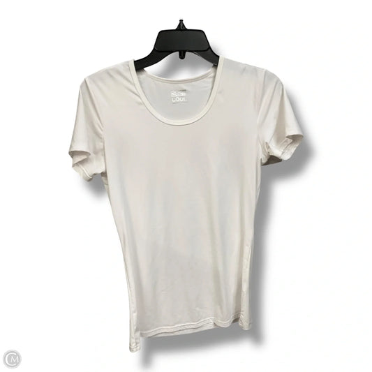 Athletic Top Short Sleeve By 32 Degrees In White, Size: S