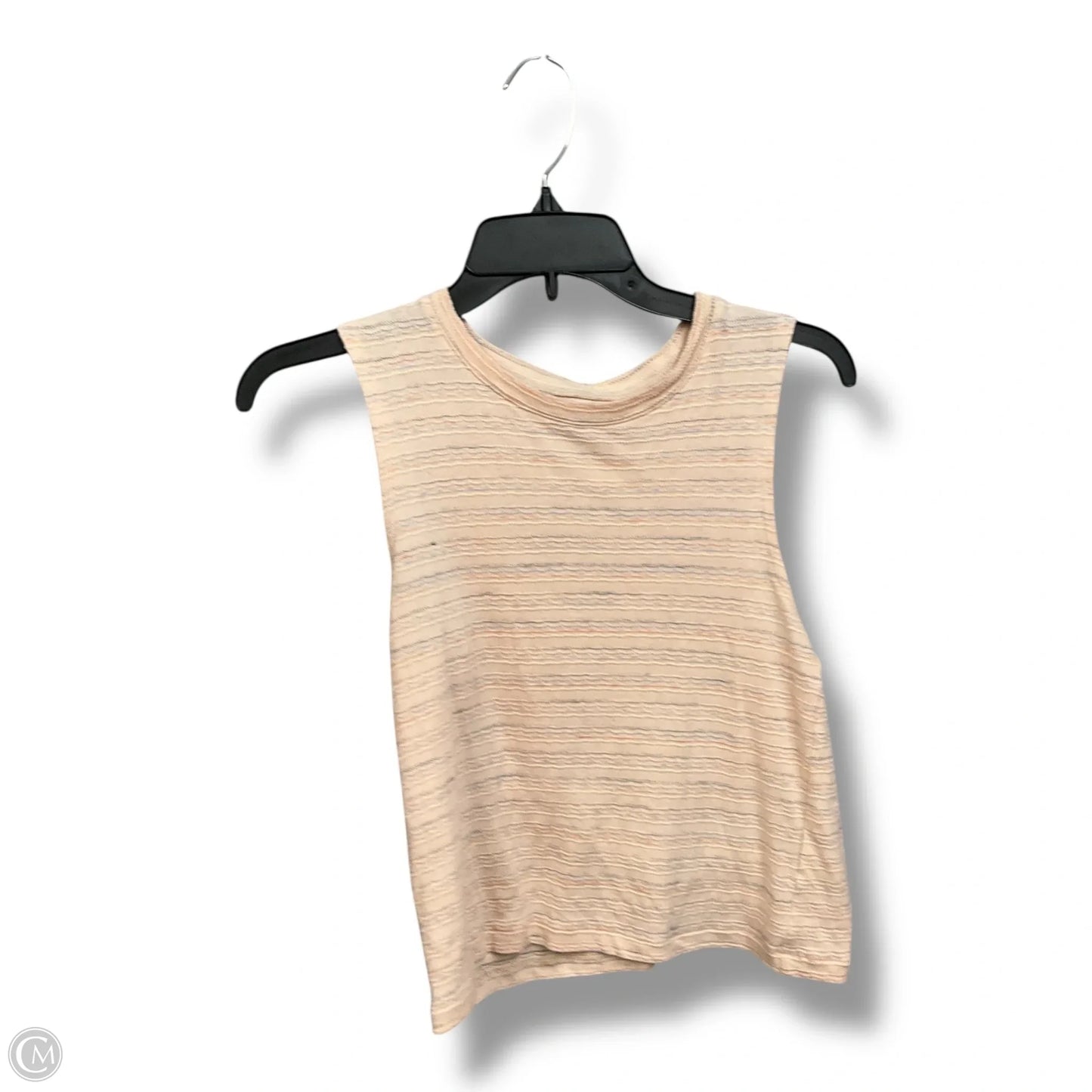Top Sleeveless By Madewell In Striped Pattern, Size: Xs