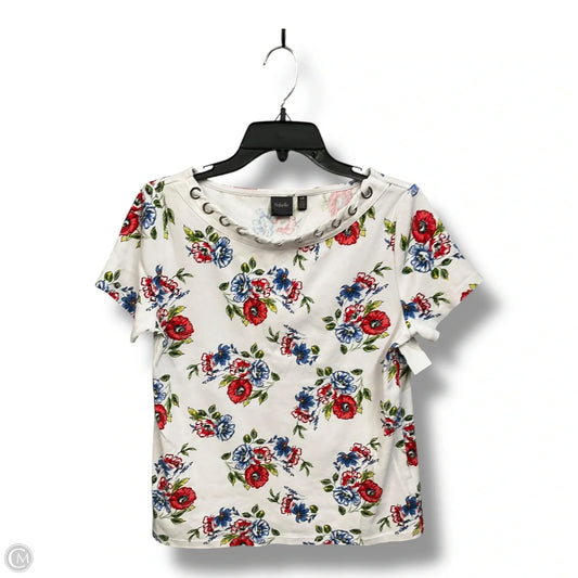 Top Sleeveless By Rafaella In Floral Print, Size: L
