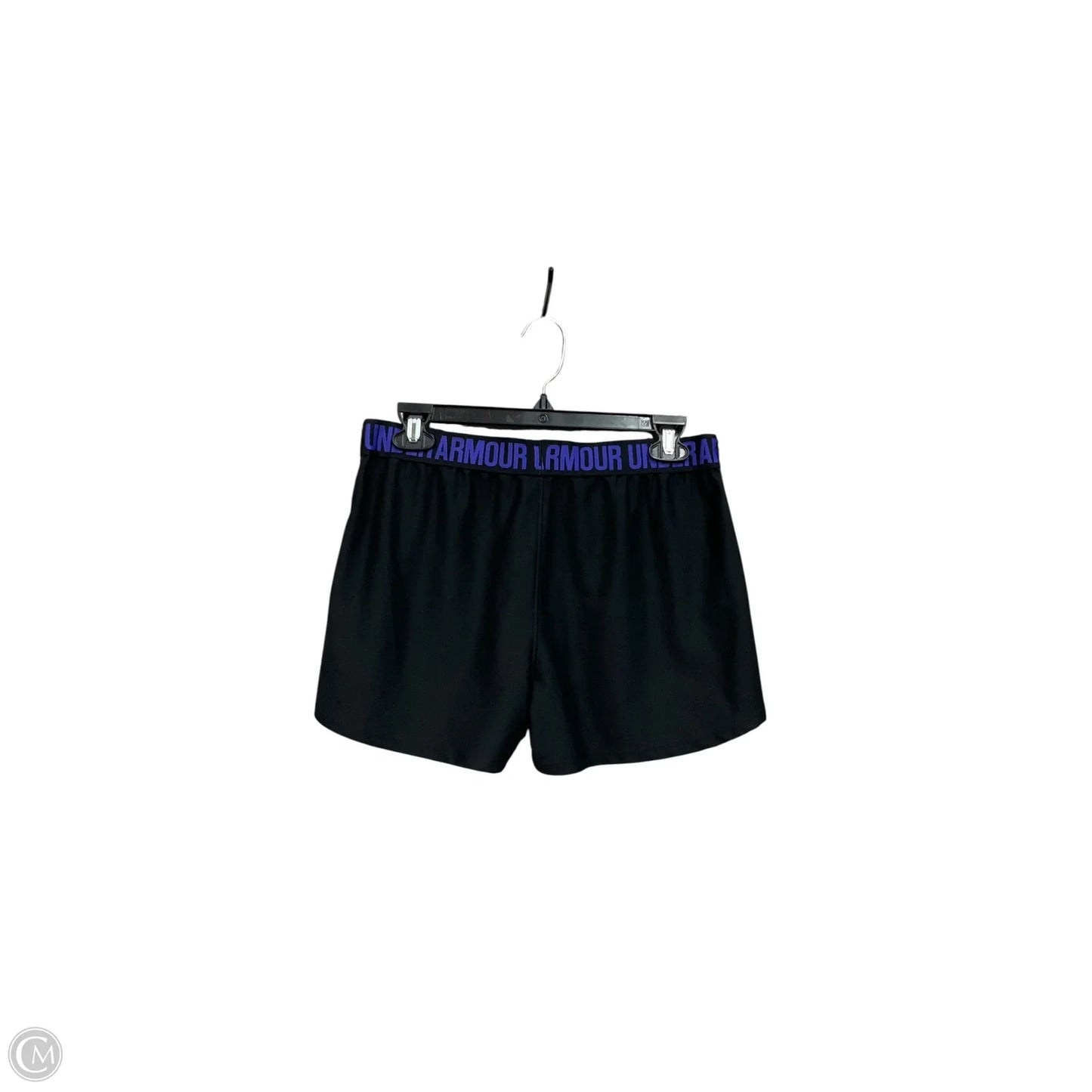 Athletic Shorts By Under Armour In Black & Purple, Size: M