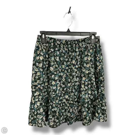 Skirt Mini & Short By Loft In Floral Print, Size: Xs