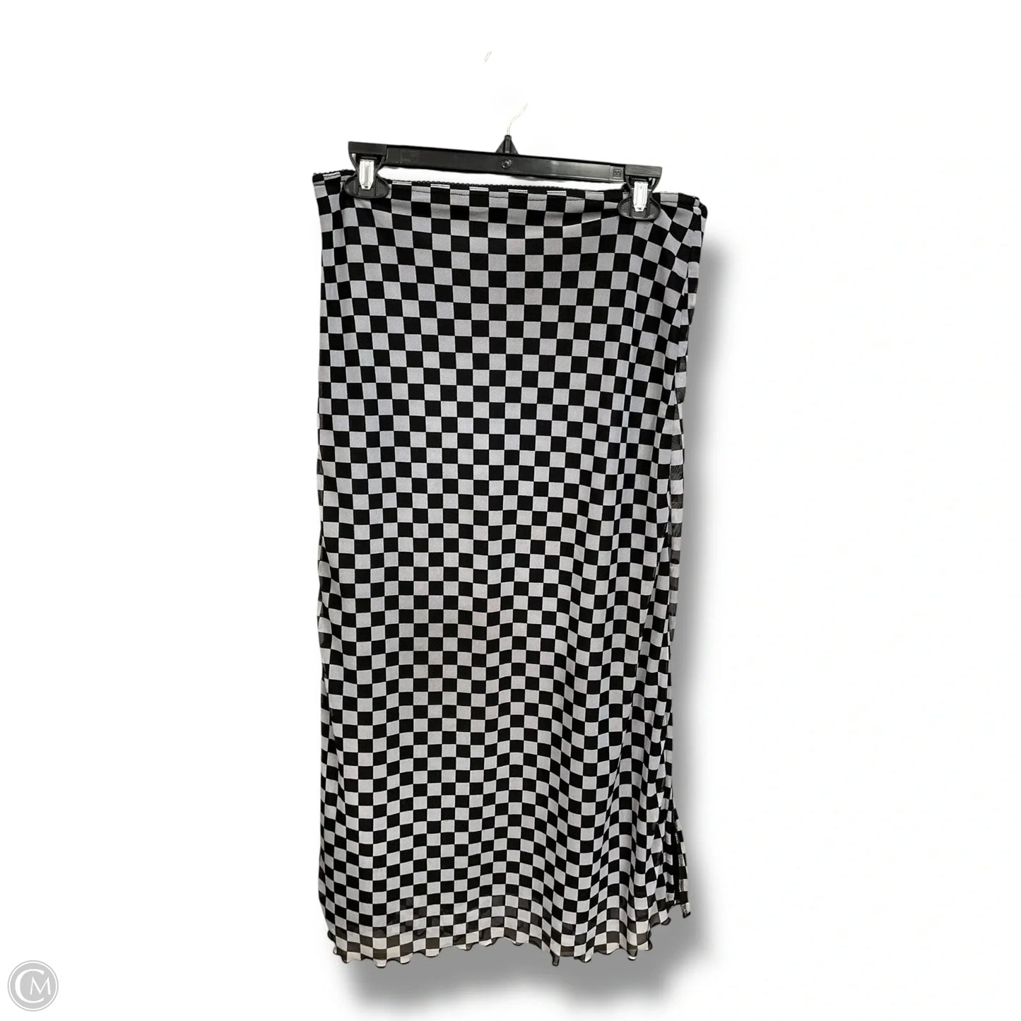Skirt Maxi By Urban Outfitters In Checkered Pattern, Size: M