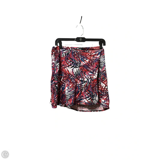 Skirt Mini & Short By Tail In Tropical Print, Size: L