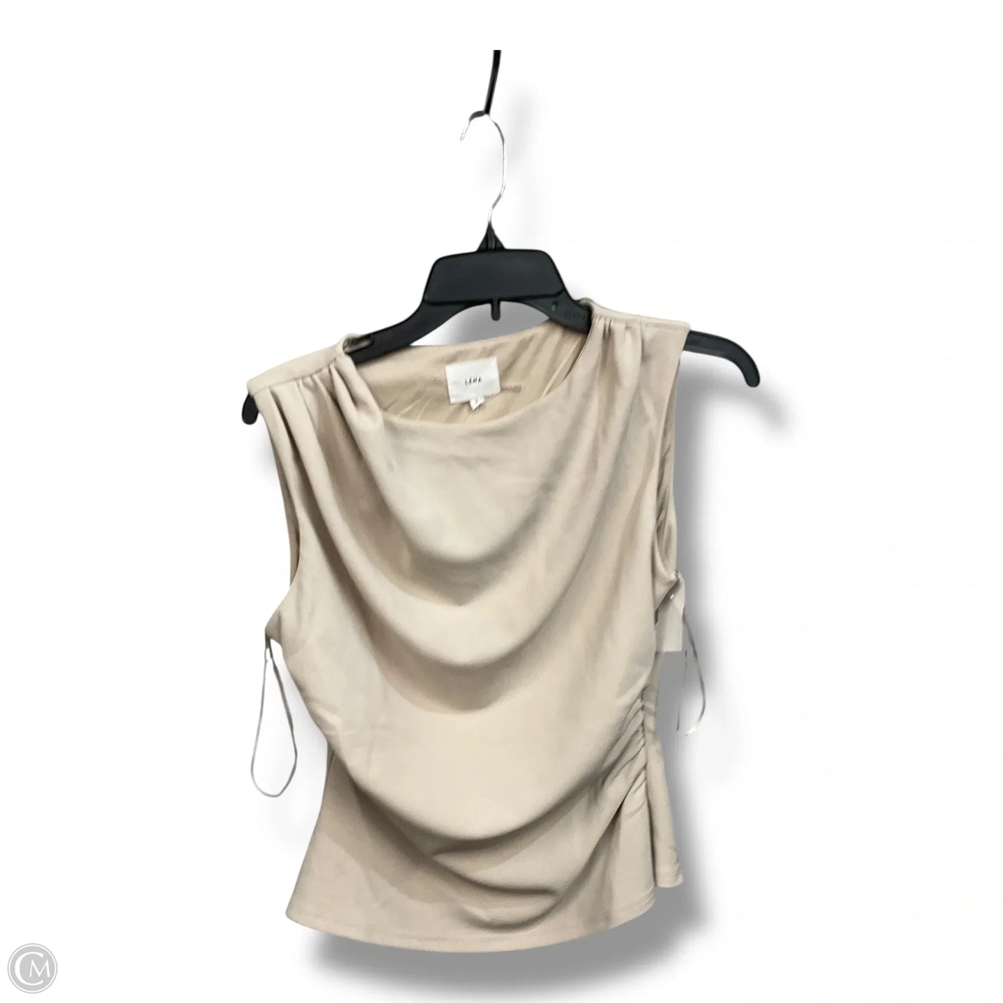 Top Sleeveless By Clothes Mentor In Beige, Size: S