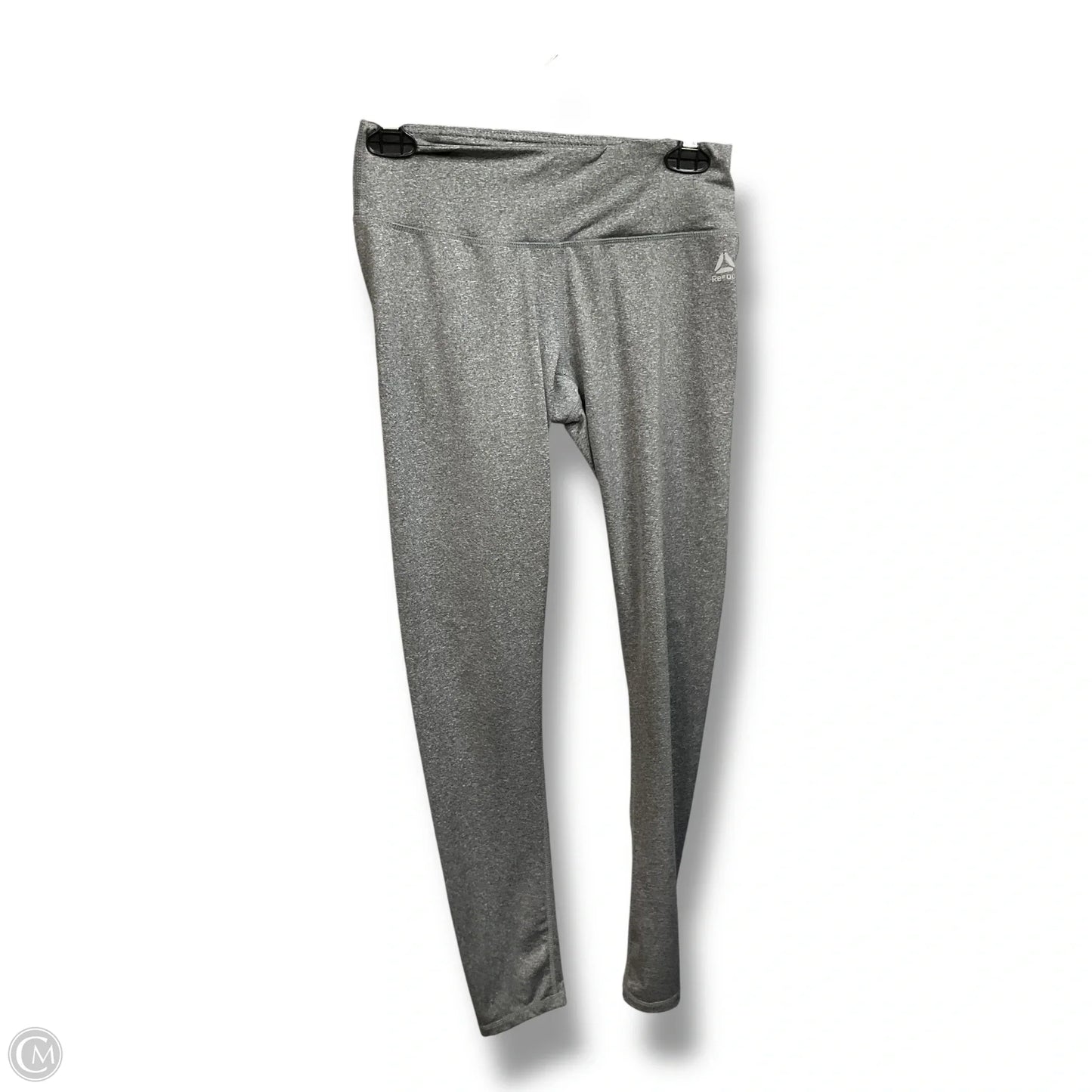 Athletic Leggings By Reebok In Grey, Size: S
