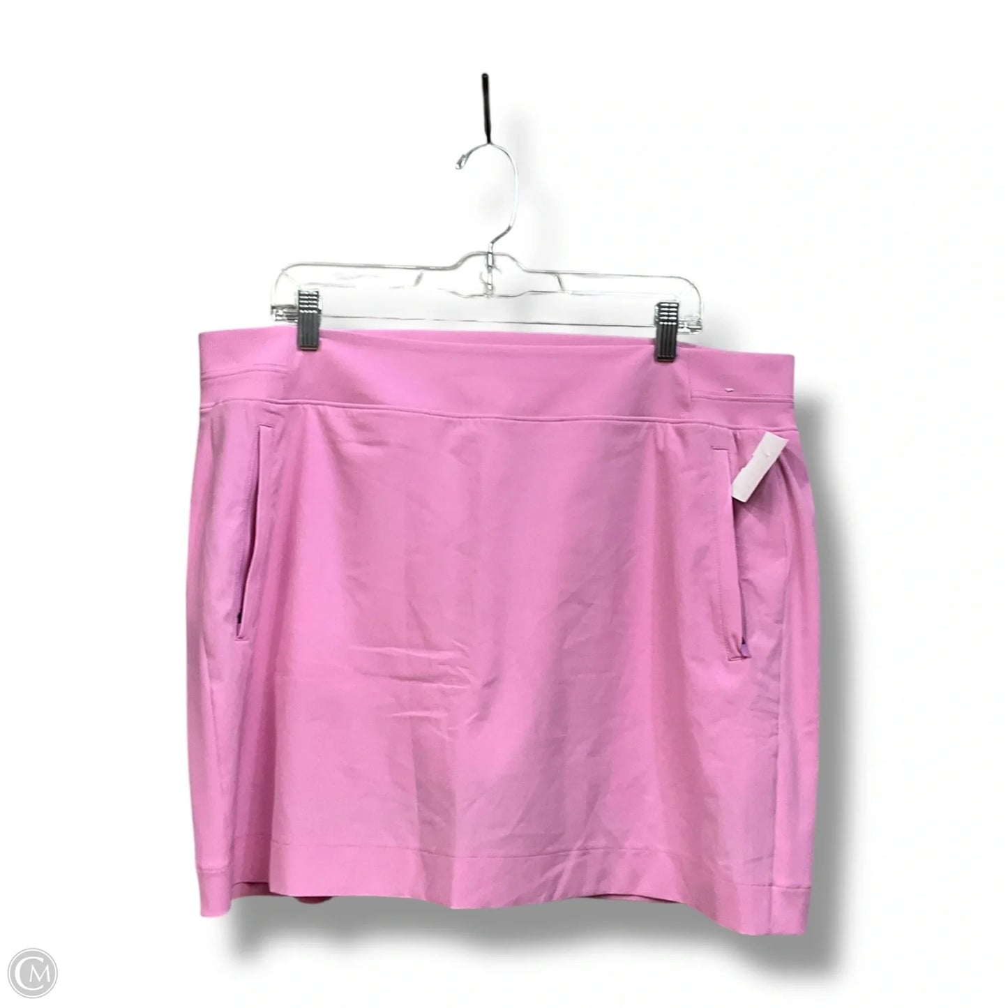 Athletic Skort By Members Mark In Pink, Size: Xxl