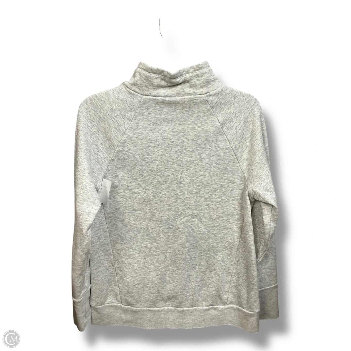 Athletic Top Long Sleeve Collar By Fabletics In Grey, Size: S
