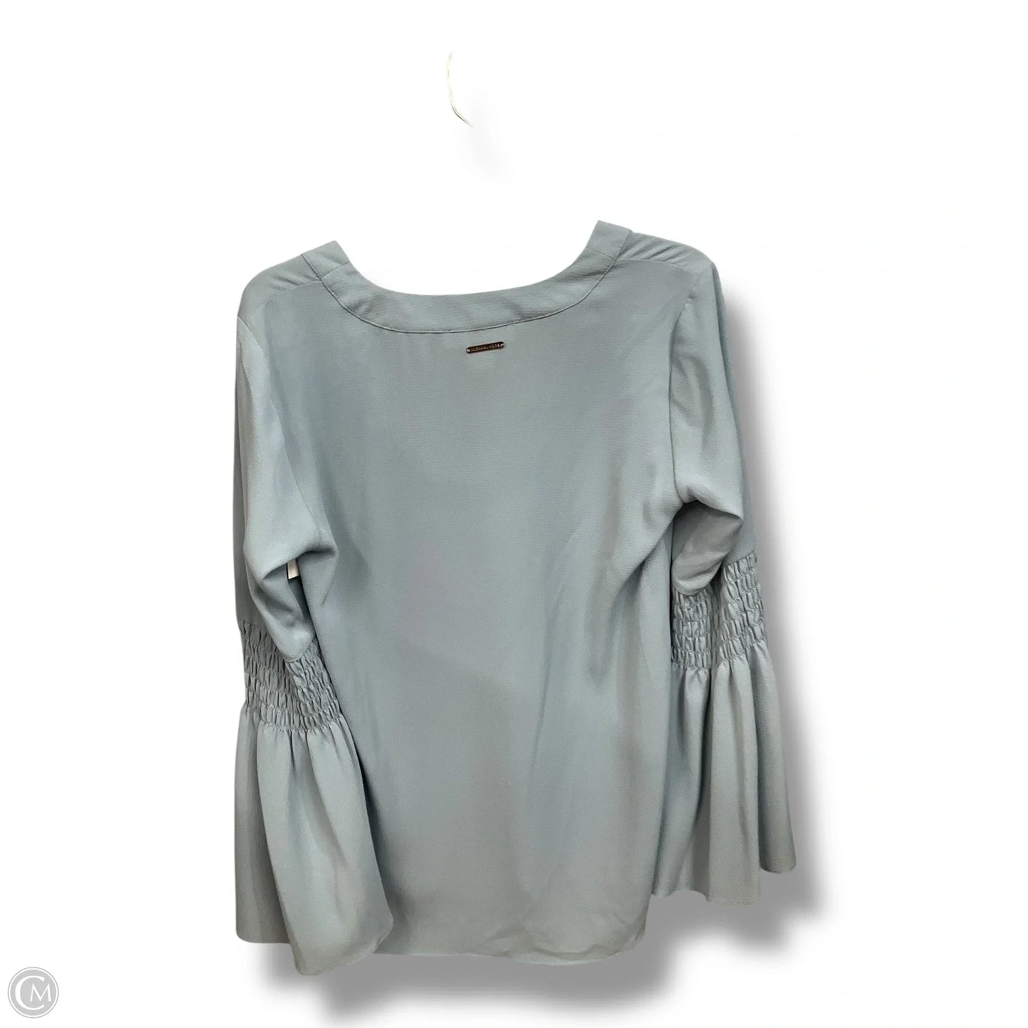 Top Long Sleeve By Michael By Michael Kors In Blue, Size: S