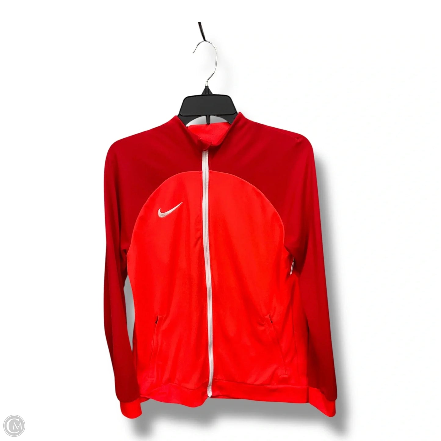 Athletic Jacket By Nike Apparel In Red, Size: M