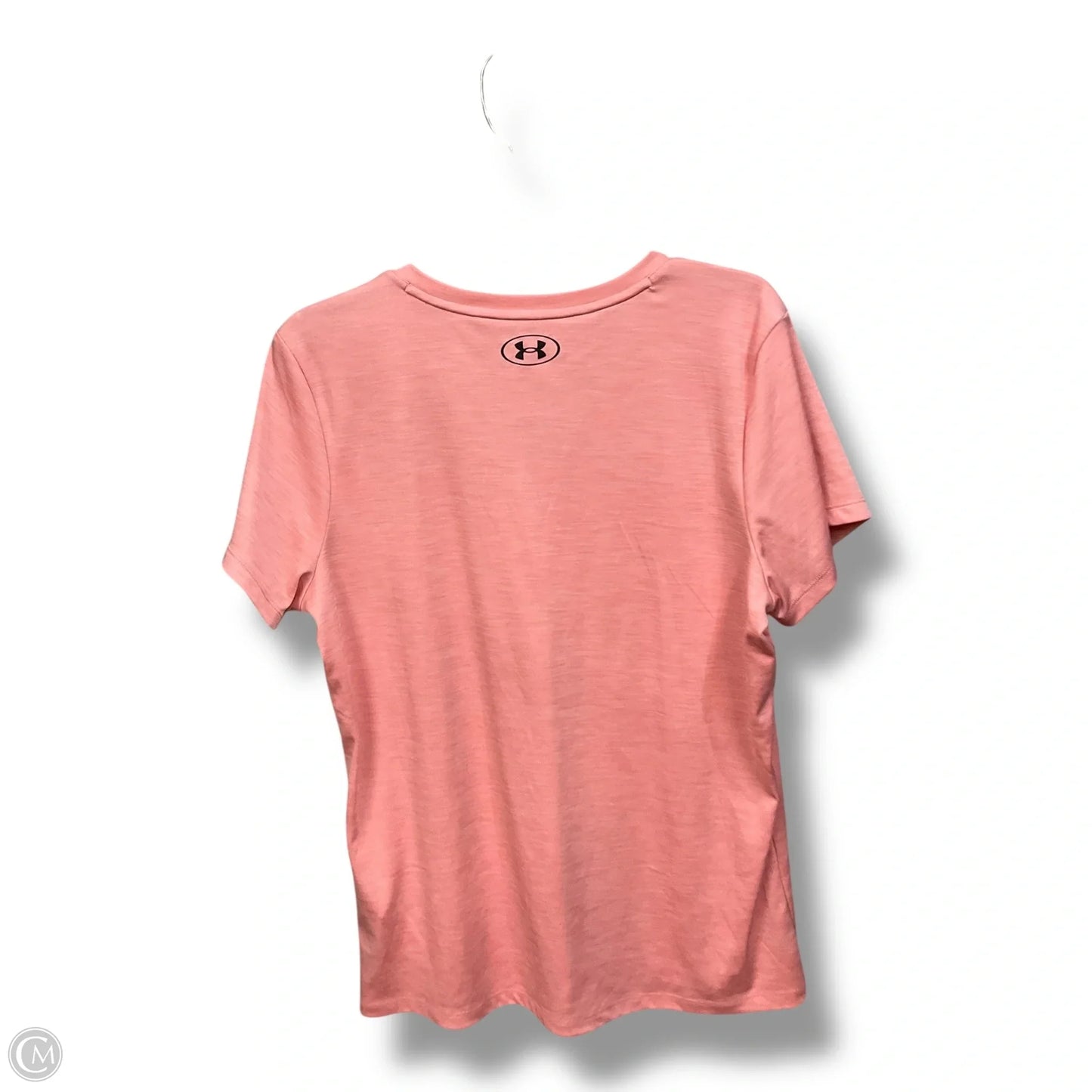 Athletic Top Short Sleeve By Under Armour In Pink, Size: Xl