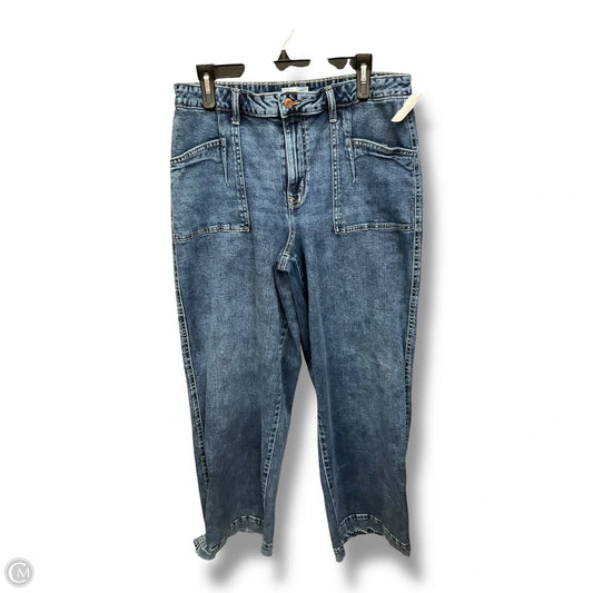 Jeans Wide Leg By Maurices In Blue Denim, Size: 16