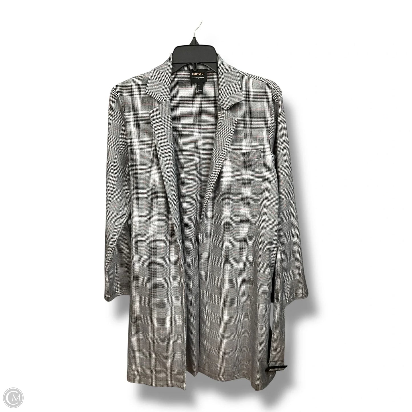 Coat Other By Forever 21 In Plaid Pattern, Size: S