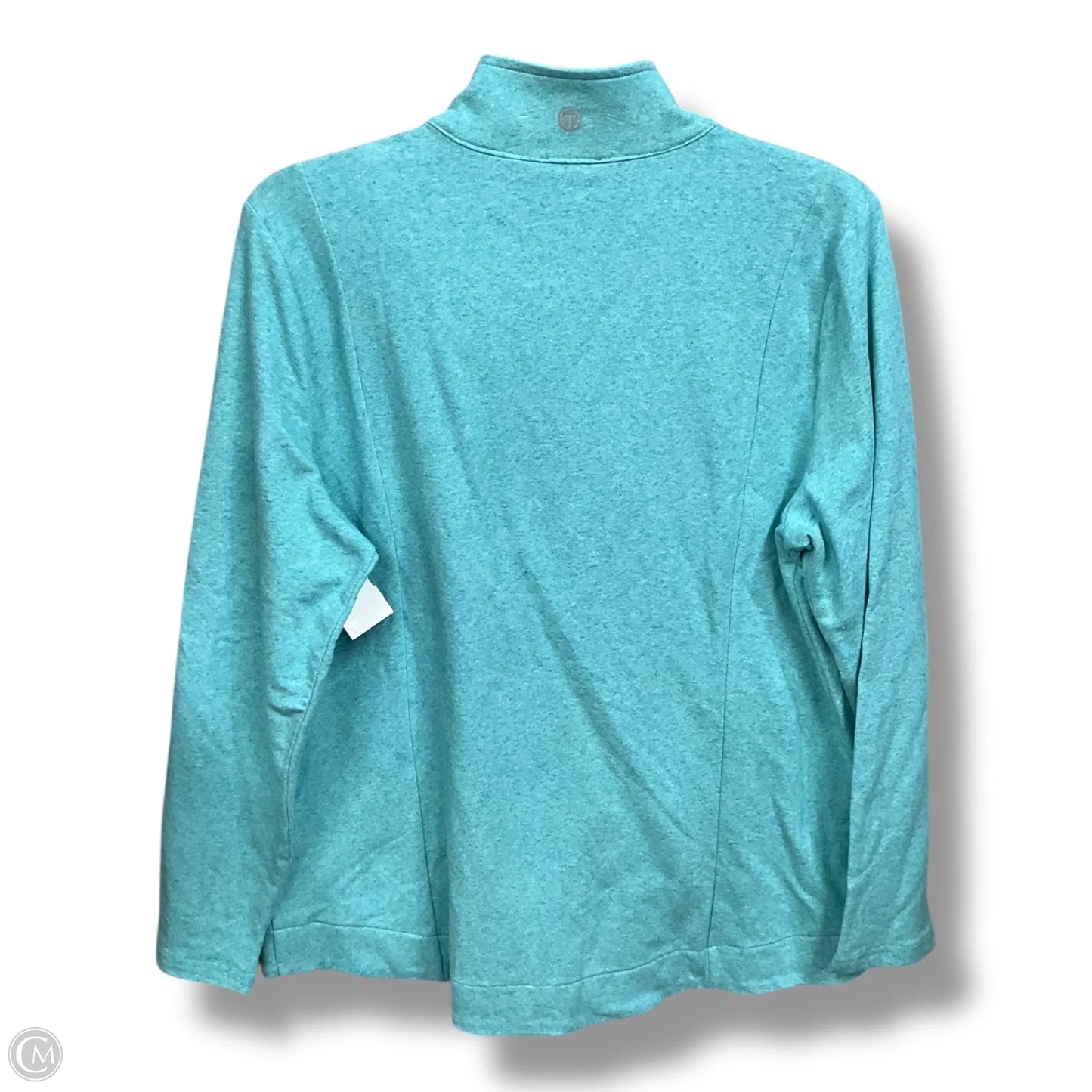 Athletic Jacket By Talbots In Aqua, Size: Lp