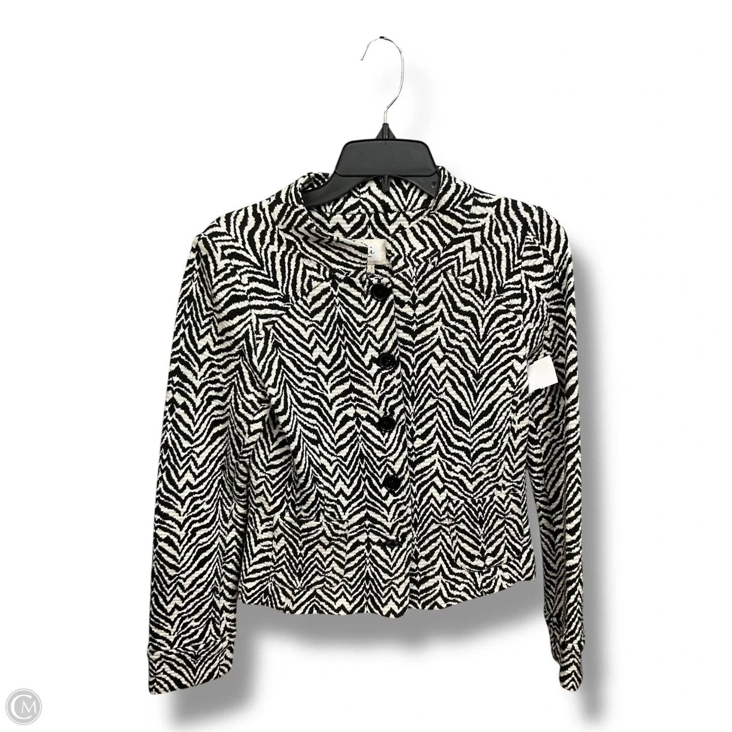 Jacket Other By Eci In Zebra Print, Size: M