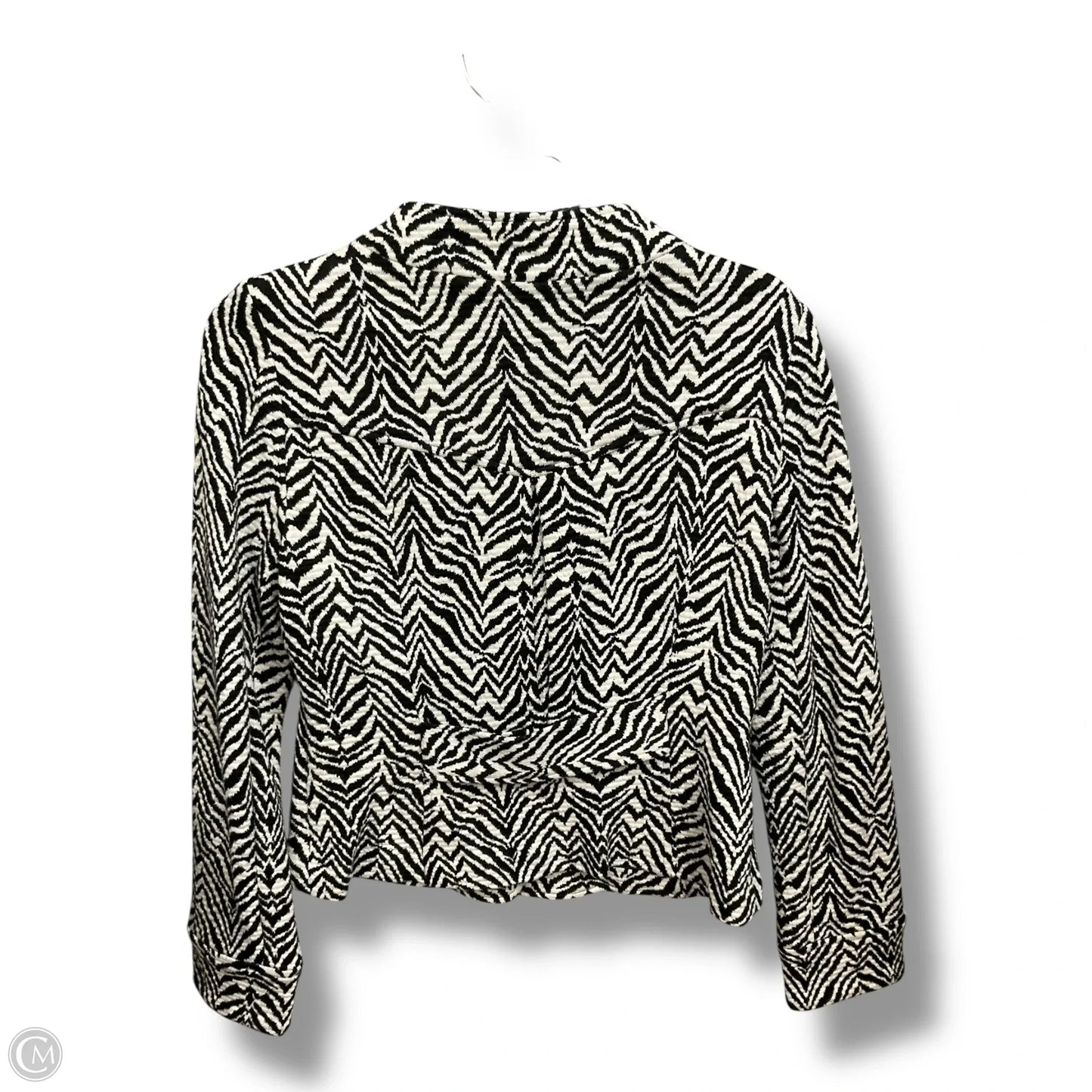 Jacket Other By Eci In Zebra Print, Size: M