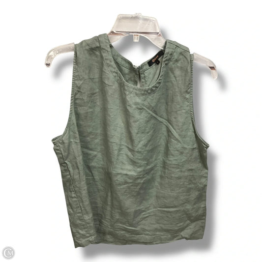 Top Sleeveless By Clothes Mentor In Green, Size: M