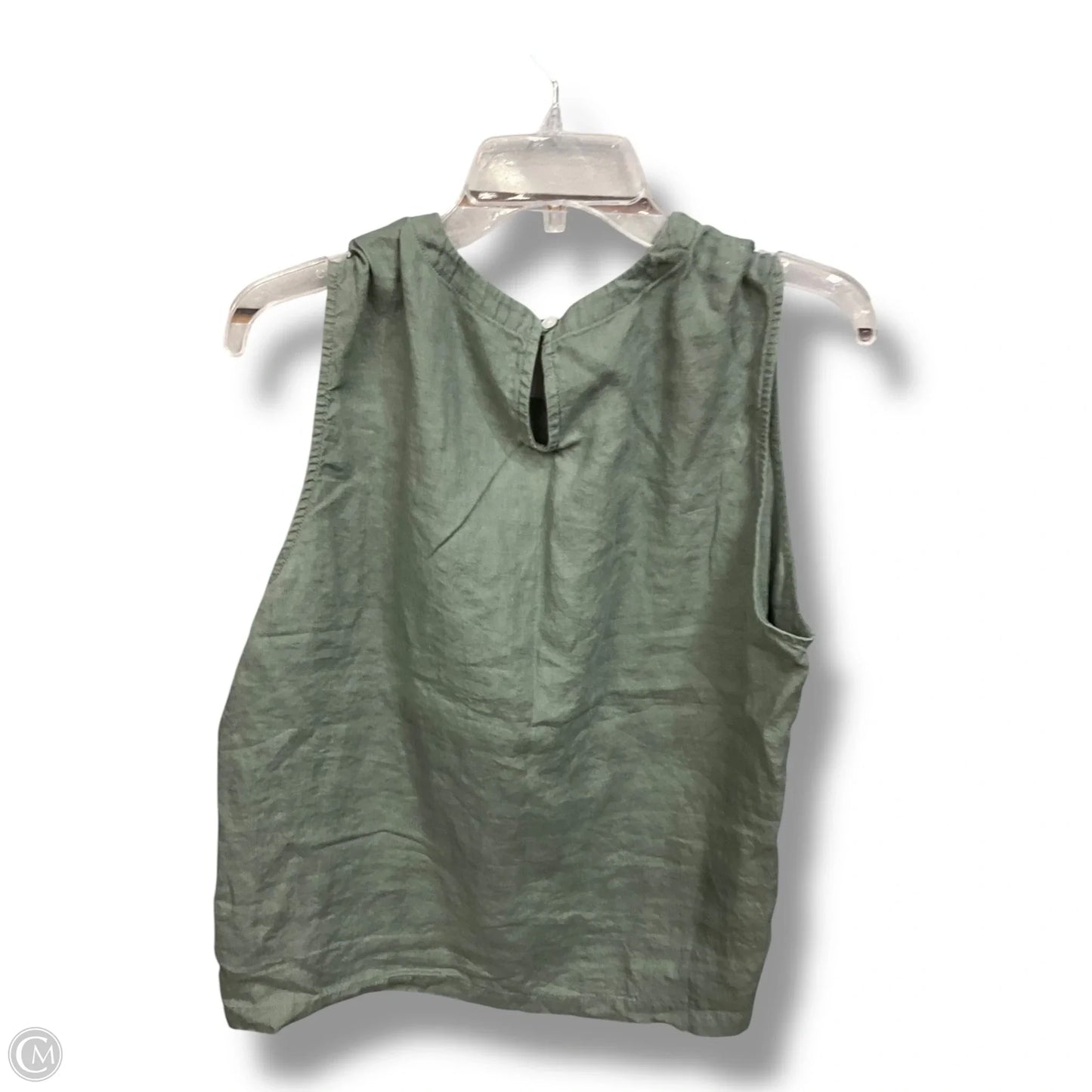 Top Sleeveless By Clothes Mentor In Green, Size: M