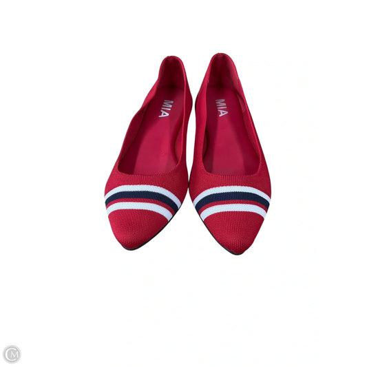 Shoes Flats By Mia In Red, Size: 8.5