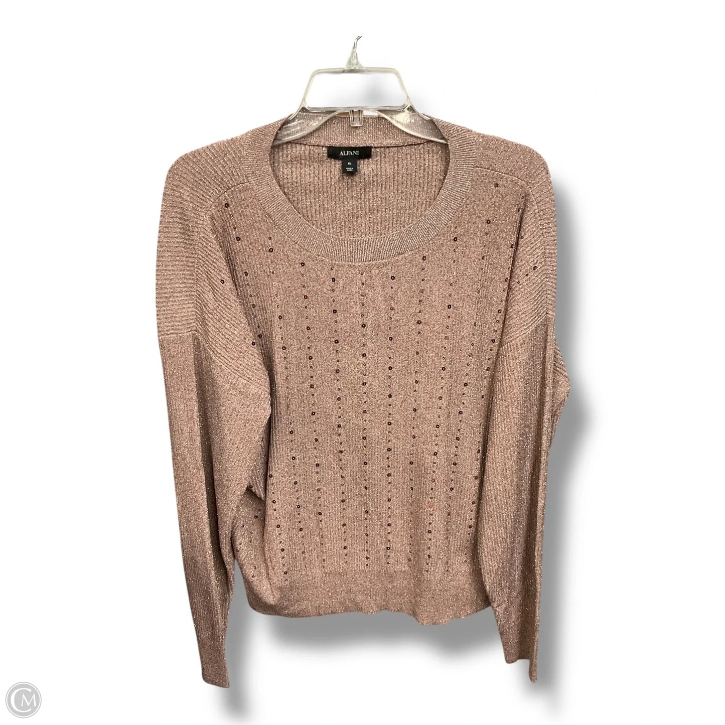 Top Long Sleeve By Alfani In Mauve, Size: Xl